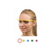 Beskyttelsesbriller/1 hvit holder  + 30 Eyeshields