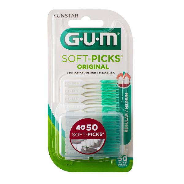 GUM Soft-Picks regular 50stk+etui
