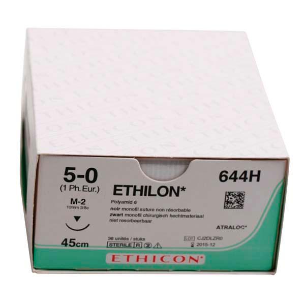Ethicon 644H Ethilon M-2/5-0 36stk