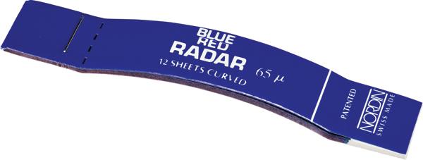 Artikulasjonspapir Blue/Red Radar Buet 12x12stk